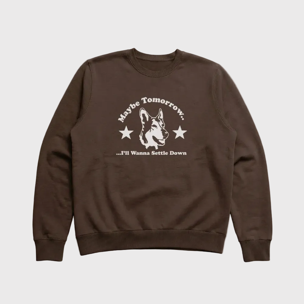 Maybe Tomorrow I'll Wanna Settle Down Sweater