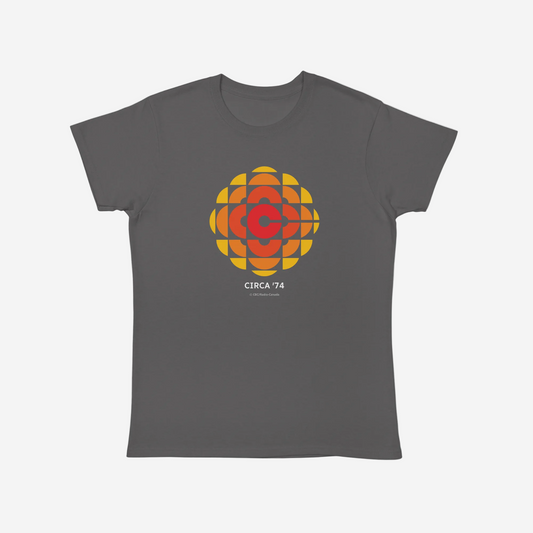 CBC 1974 Logo Women's Made In Canada Tee