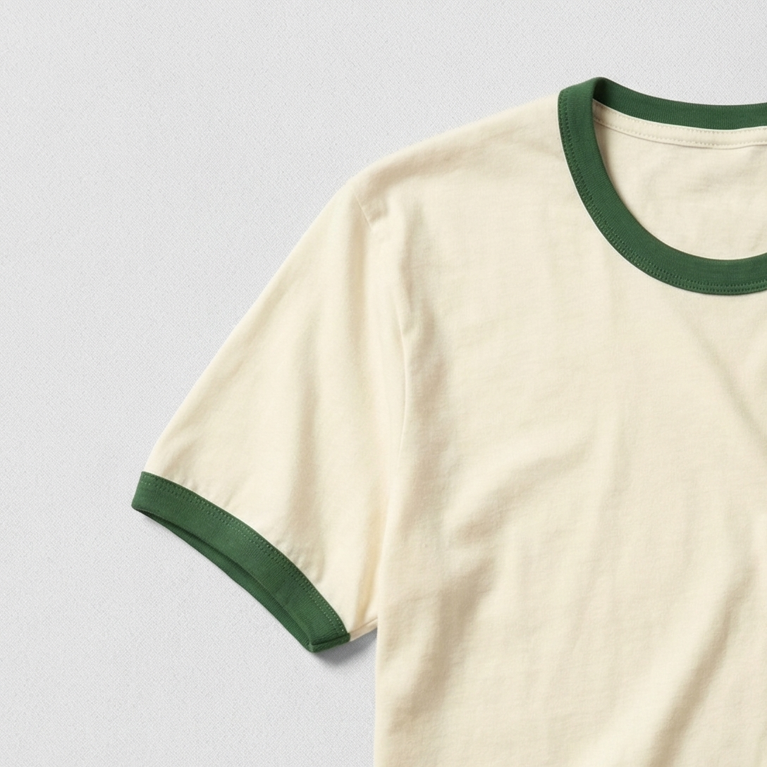 100% Organic Cotton Made In Canada Ringer Tee