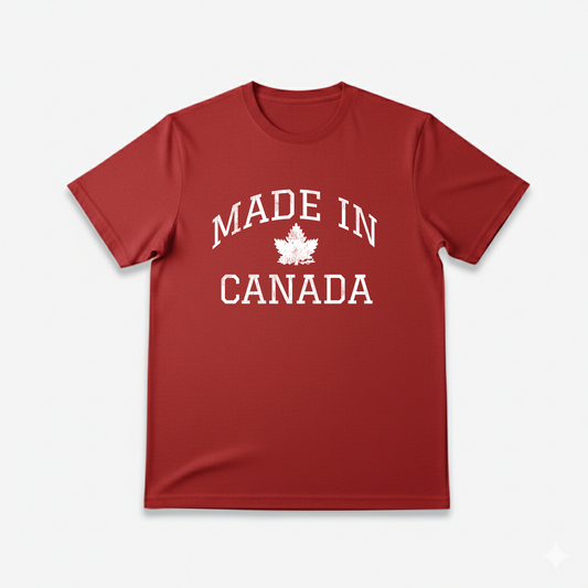 Made In Canada Vintage Maple Leaf Graphic Tee