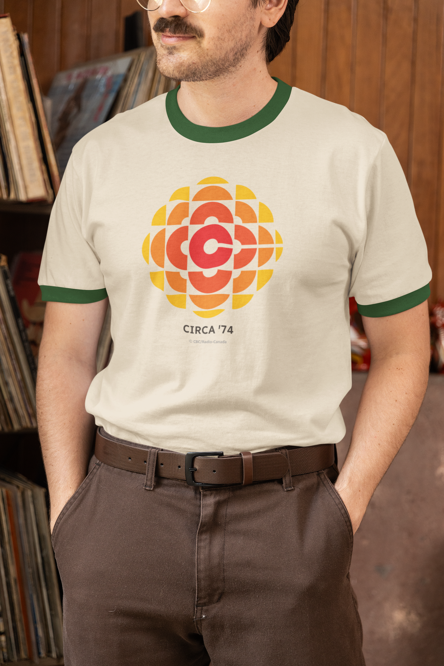 CBC 1974 Retro Logo Unisex Cotton Ringer T-Shirt