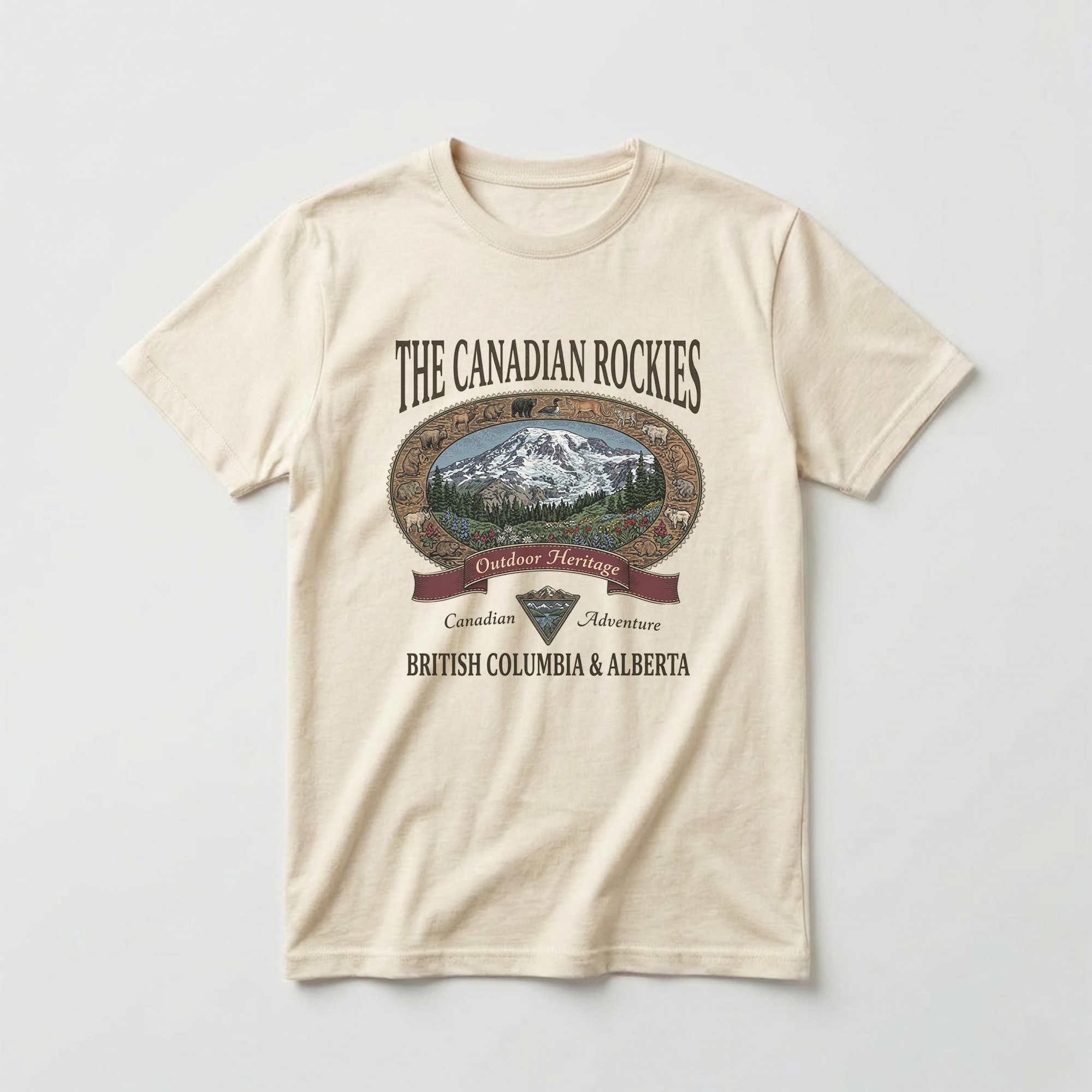 Canadian Rockies Tee Made In Canada